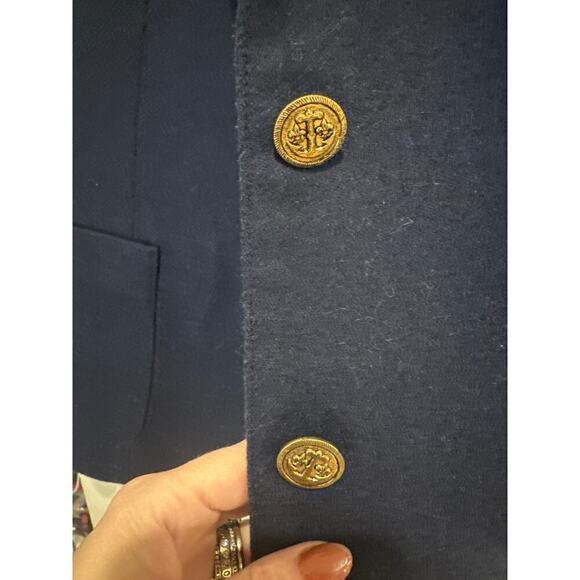 The Fashion Place by Sears Vintage Navy Wool Blazer, Womens Size 16 - Picture 2 of 6